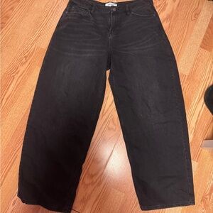 Ardene Black Wide Leg Jeans